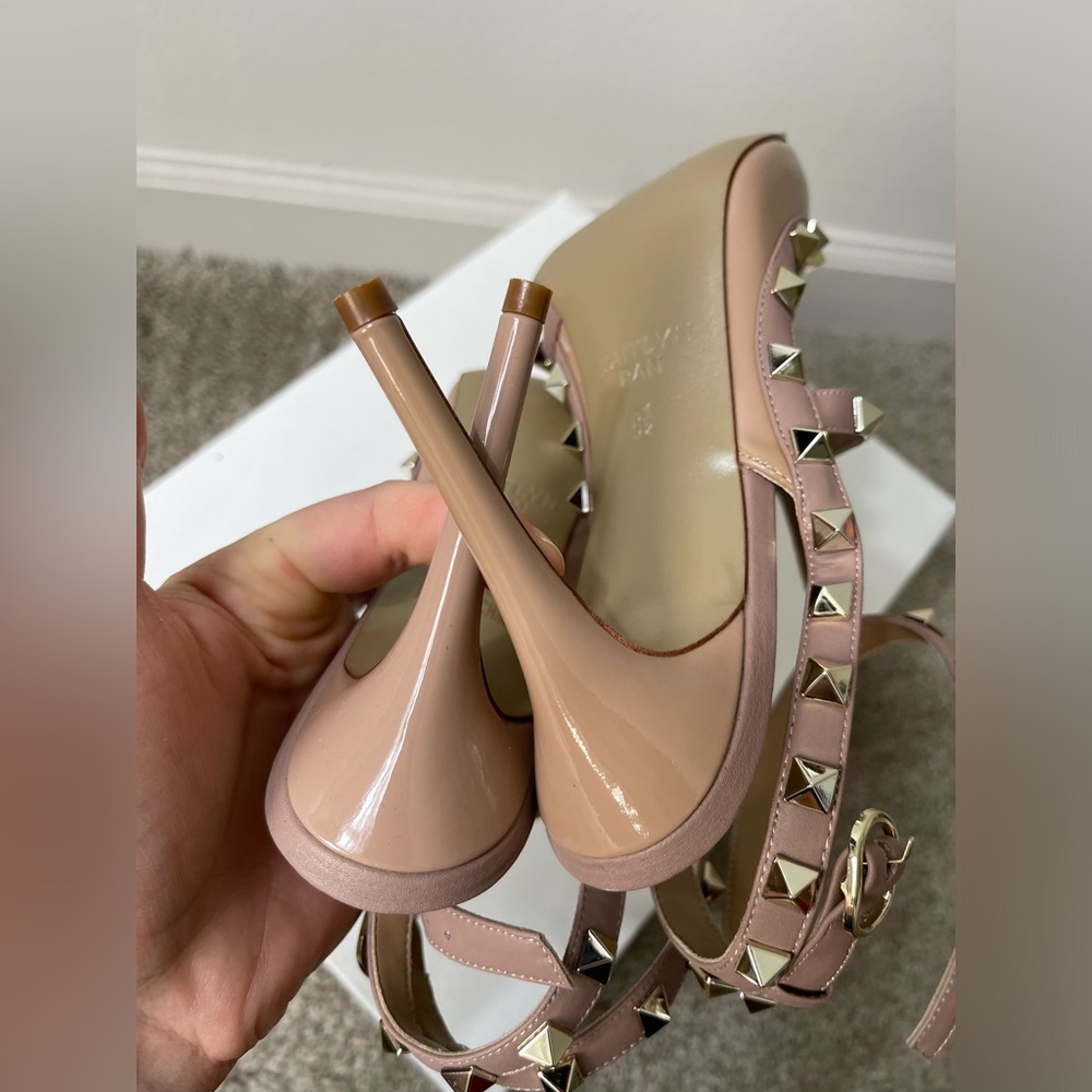 Studded Mid Heel Slingbacks KAITLYN PAN Size 8.5 NEW - Picture 12 of 12